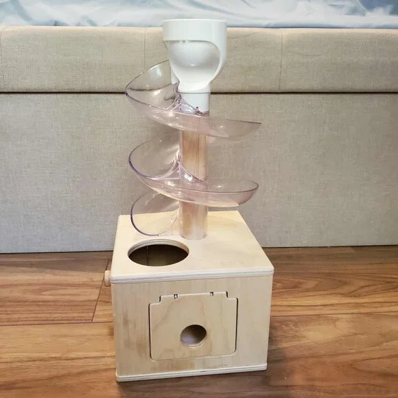 Lovevery Slide & Seek Ball Run Montessori - Picture 5 of 5